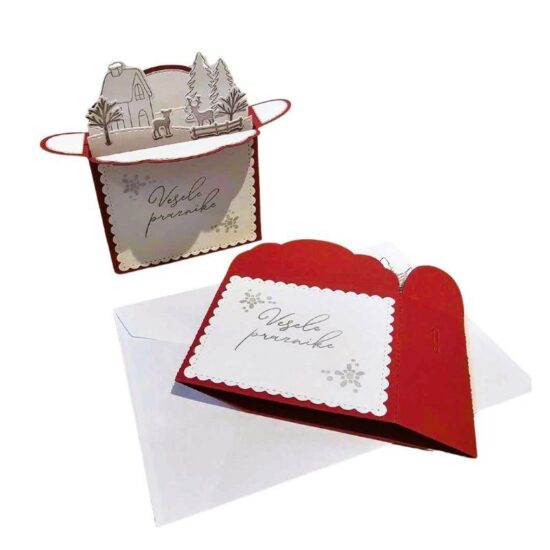 3D voščilnica BOŽIČNA VAS