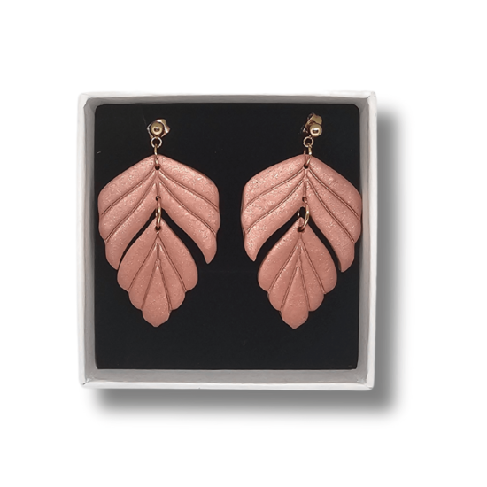 Elegantni uhani - viseči LISTI - Image 4