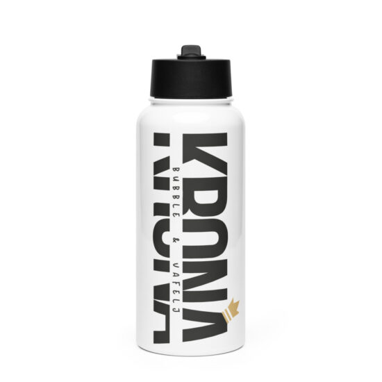 BIDON iz nerjavečega jekla s slamico KRONA 950ml