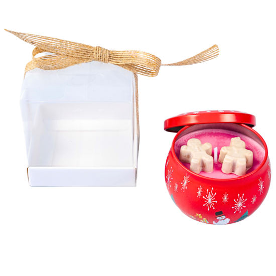 Dišeča sveča - sojin vosek - jabolko cimet